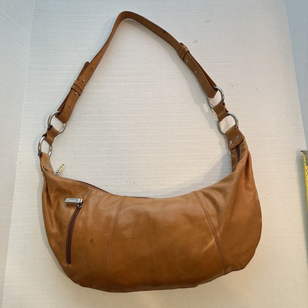 Hobo International Cashew Leather Eclipse Medium Hobo Crescent Bag - Picture 9 of 12